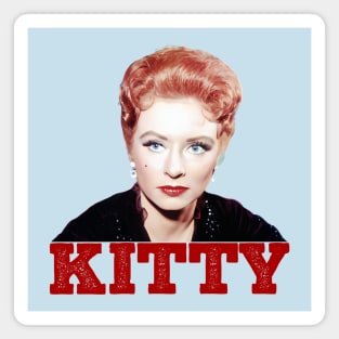 Kitty - Gunsmoke - Amanda Blake - Tv Western Magnet